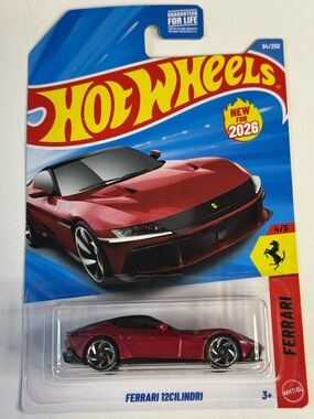 Hot Wheels New for 2026 FERRARI 12CILINDRI HW: FERRARI 4/5